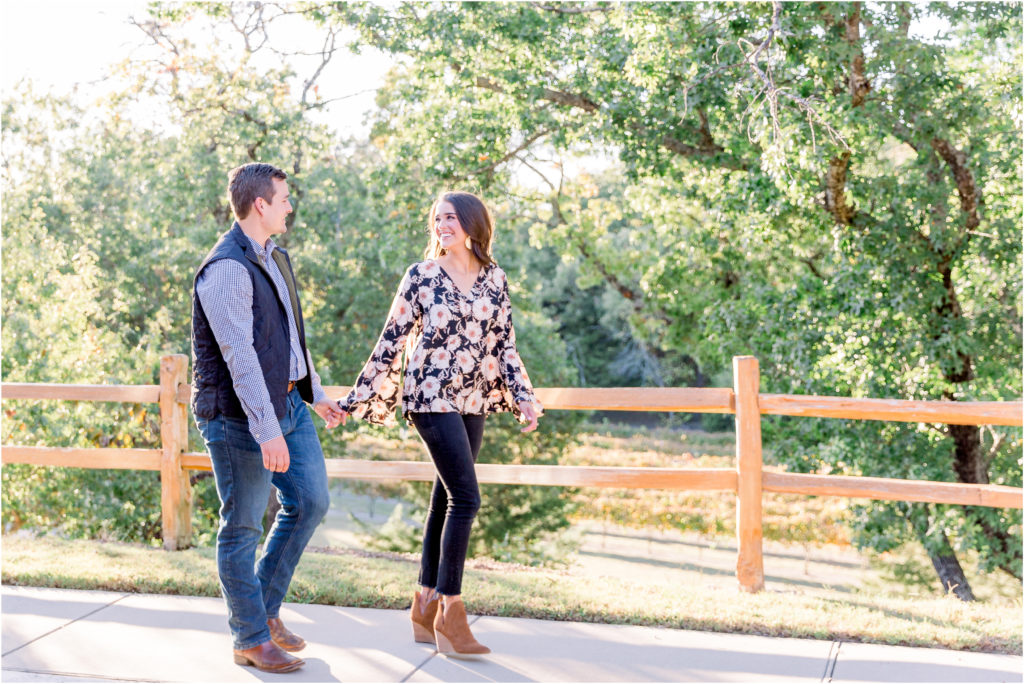 Jessica and Austin Engagement Session at Mitas Hill Vineyard