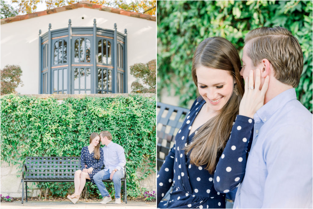 Dallas arboretum engagement session | Catie and Bronson