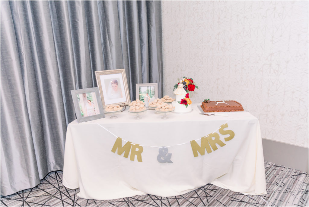 cake table |Stephanie and Greg's Wedding 