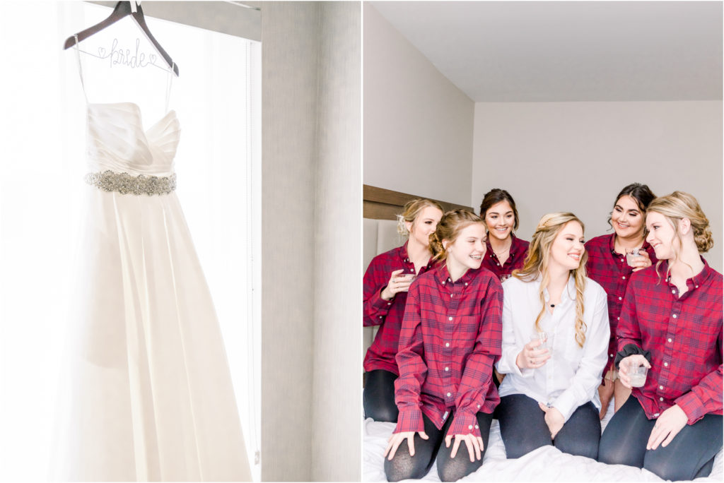 Taylor and Damien's Romantic Wedding at the Wildwood Inn | getting ready