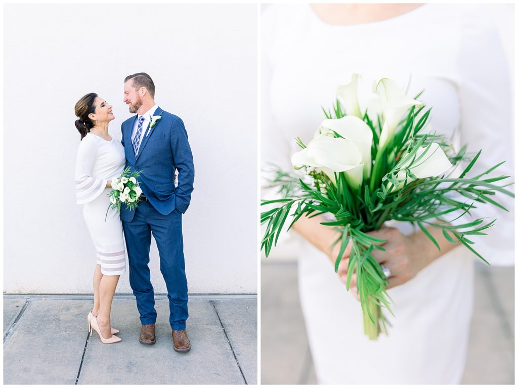 Lisa and George's Courthouse Wedding