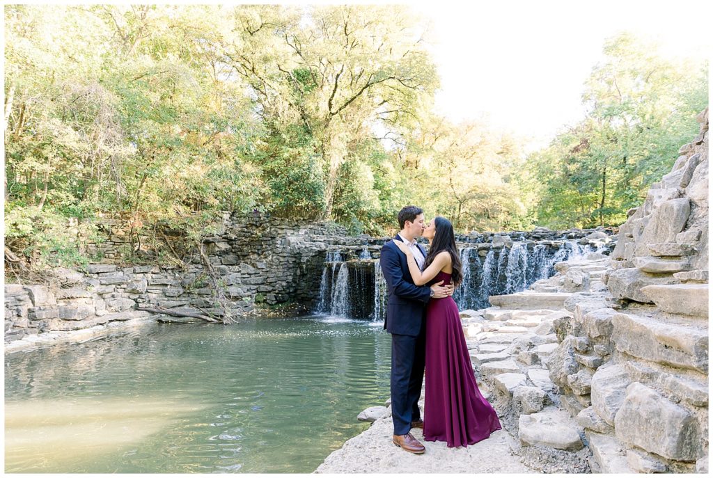 Samantha and Trent's Engagement at Prairie Creek Park 