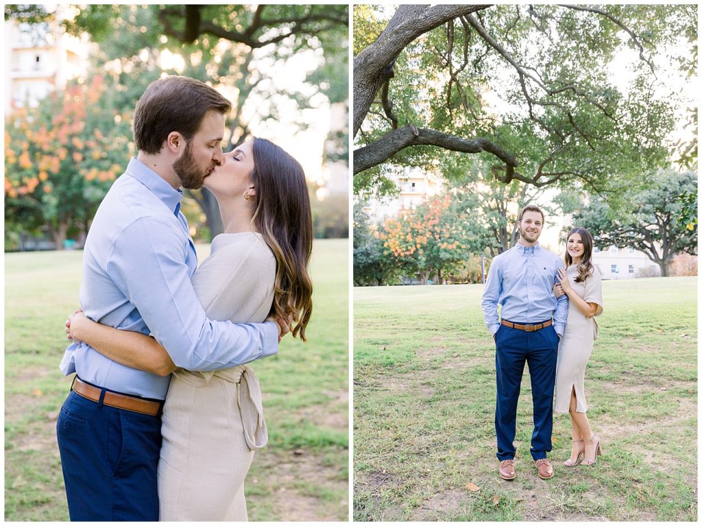 Annie and Ryan's Engagement Session at Arlington Hall | Lakeside Park