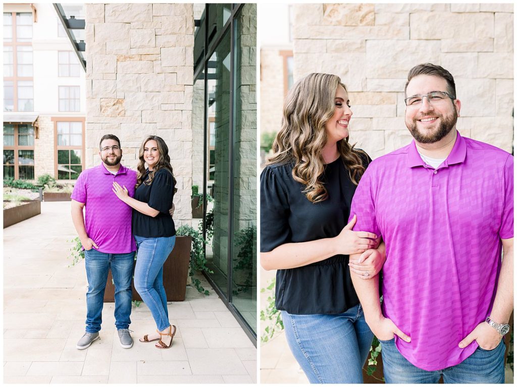 Kaylee and Shawn's Gaylord Texan engagement session