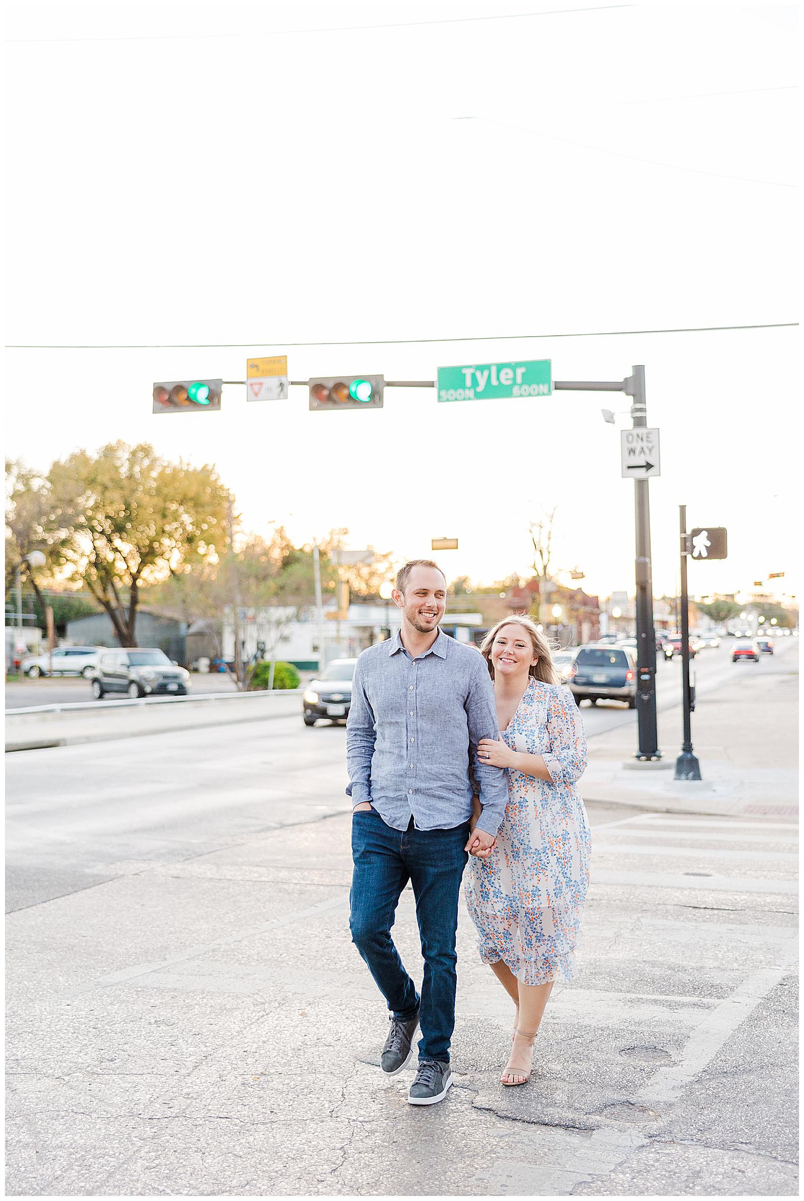 Lindsey and Chris' Dallas Engagement Session