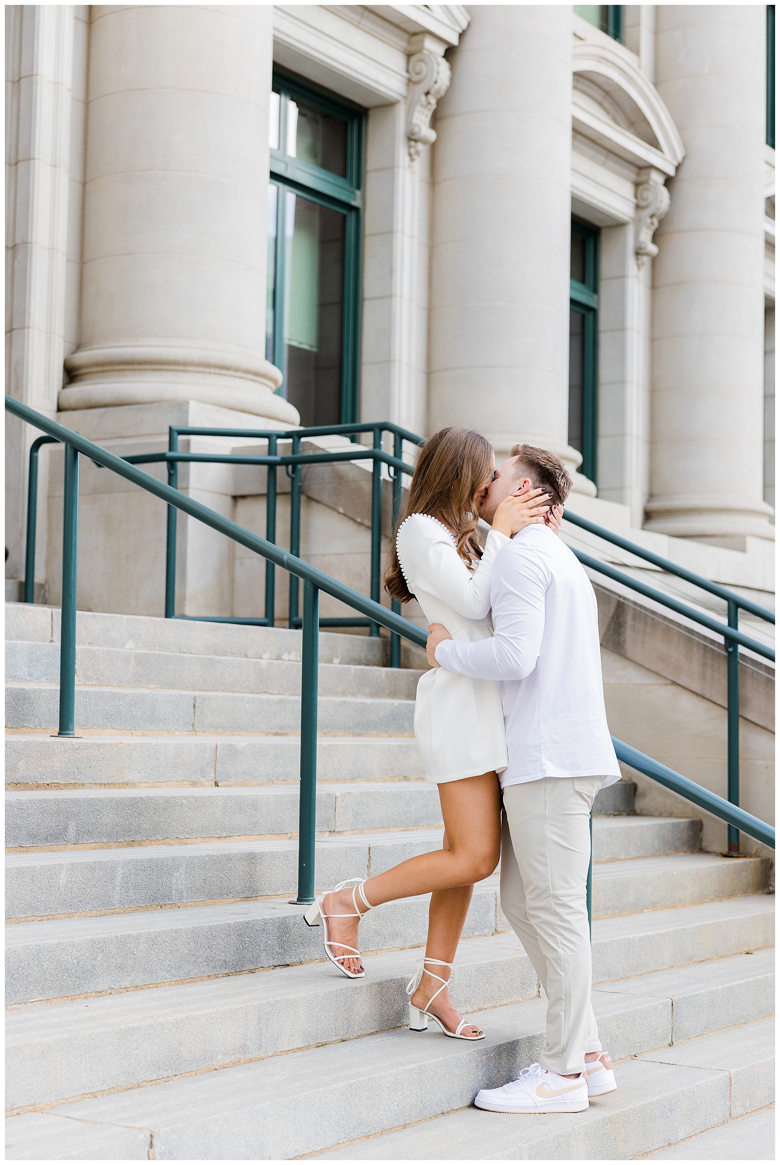 A destination engagement session is a unique and romantic way to capture your love story and create memories that will last a lifetime. 
