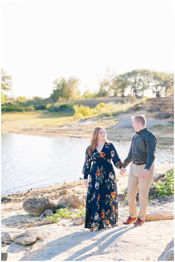  Flower Mound engagement session at Murrell Park. 