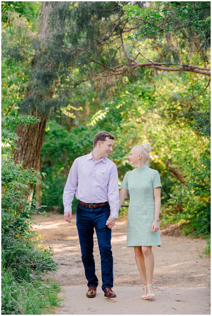 Donna and Elijah's Engagement | Colleyville nature preserve
