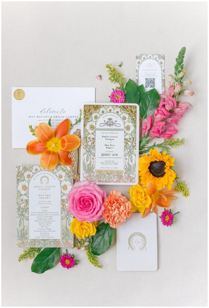 Emmi & Max’s Colorful Summer Wedding at Montclair